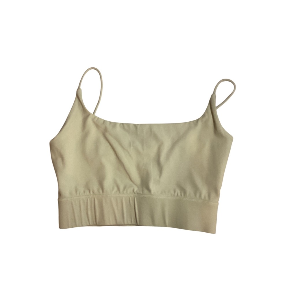 Lululemon Like a‎ Cloud Bra Light Support BC Cup Pale Yellow Cream Size 6 M
